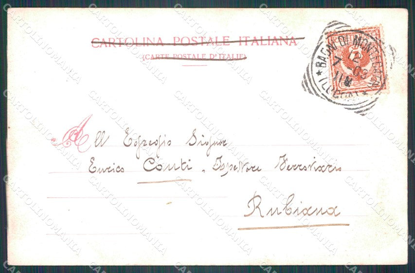 Pistoia Montecatini Bagni di cartolina VK0904 – retro