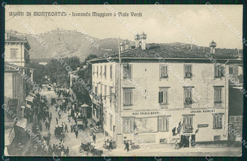 Pistoia Montecatini Terme Bagni di Carrozze cartolina VK0907 – fronte