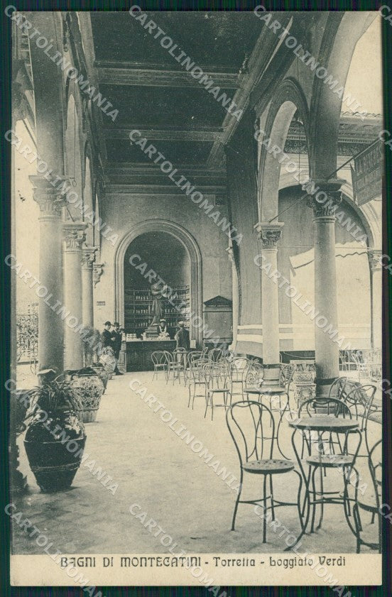 Pistoia Montecatini Bagni di cartolina VK0909 – fronte