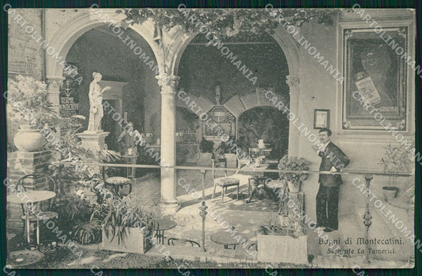Pistoia Montecatini Bagni di Stabilimento Tamerici cartolina VK0911 – fronte