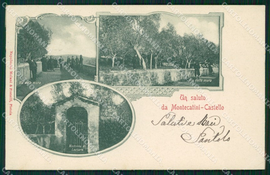 Pistoia Montecatini cartolina VK0919 – fronte