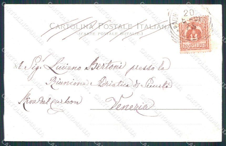 Pistoia Montecatini cartolina VK0919 – retro
