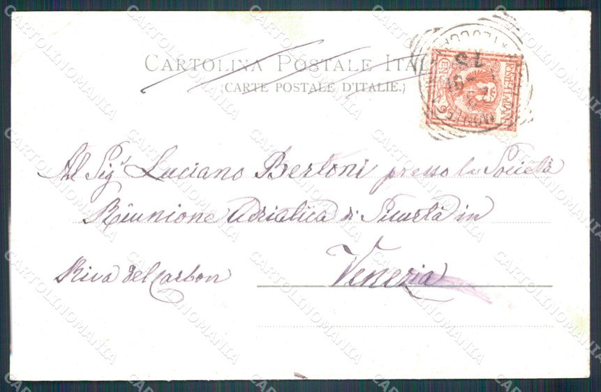 Pistoia Montecatini PIEGA cartolina VK0921 – retro