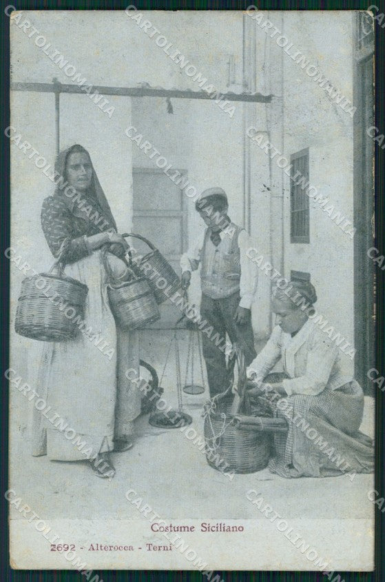 Messina Città Costumi Alterocca 2692 cartolina VK0936 – fronte