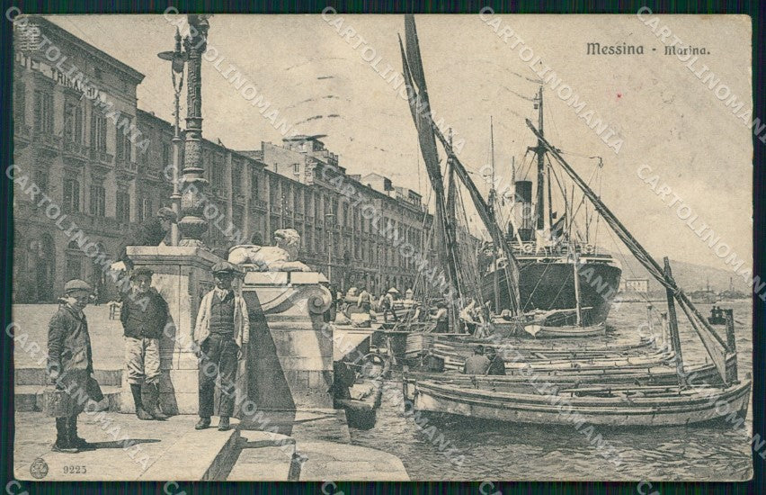 Messina Città Nave cartolina VK0939 – fronte