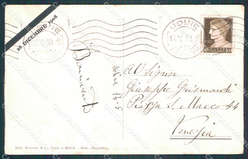 Messina Città Nave cartolina VK0939 – retro