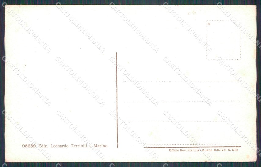 Roma Marino Fontana cartolina VK0945 – retro