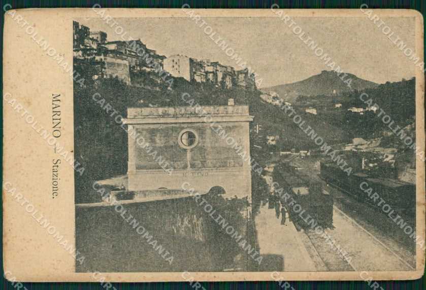 Roma Marino Stazione Treno STRAPPINO cartolina VK0947 – fronte