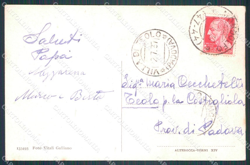 Pesaro Urbino Mondolfo cartolina VK0950 – retro