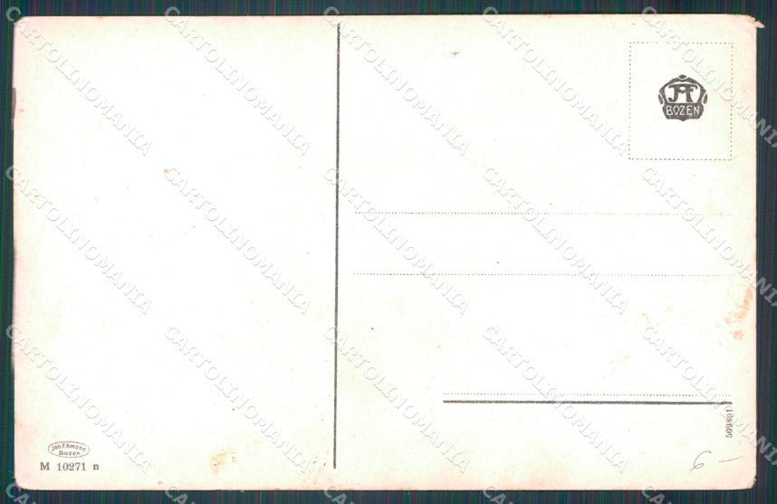 Bolzano Merano ABRASA cartolina VK0961 – retro
