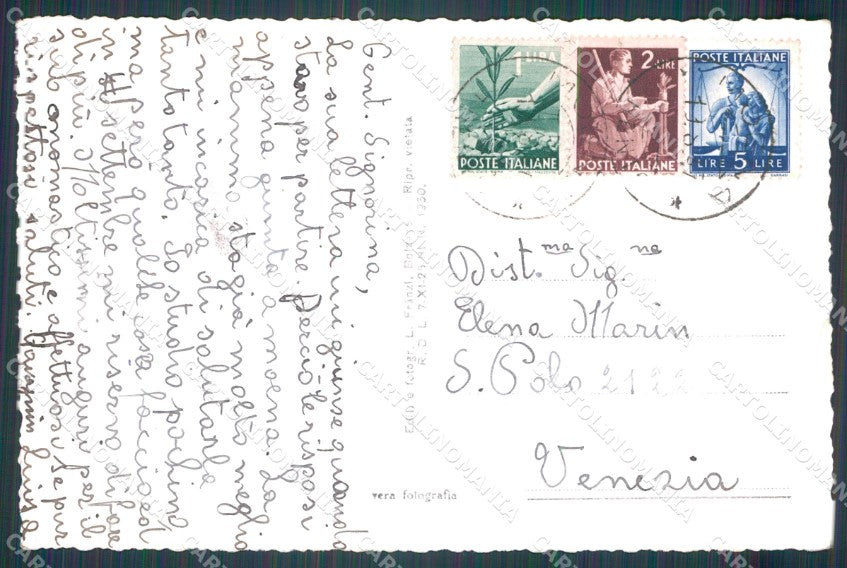 Trento Moena di Fassa Foto cartolina VK0973 – retro