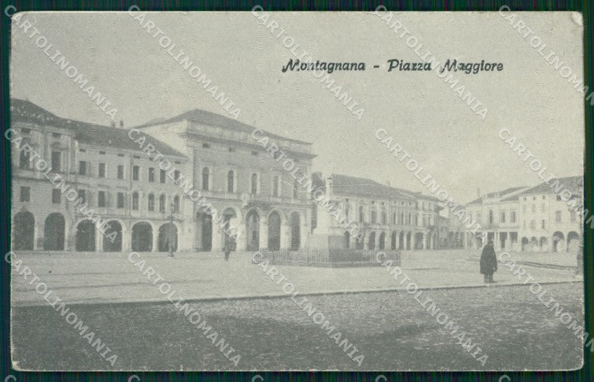 Padova Montagnana 1985 PIEGATA cartolina VK0975 – fronte