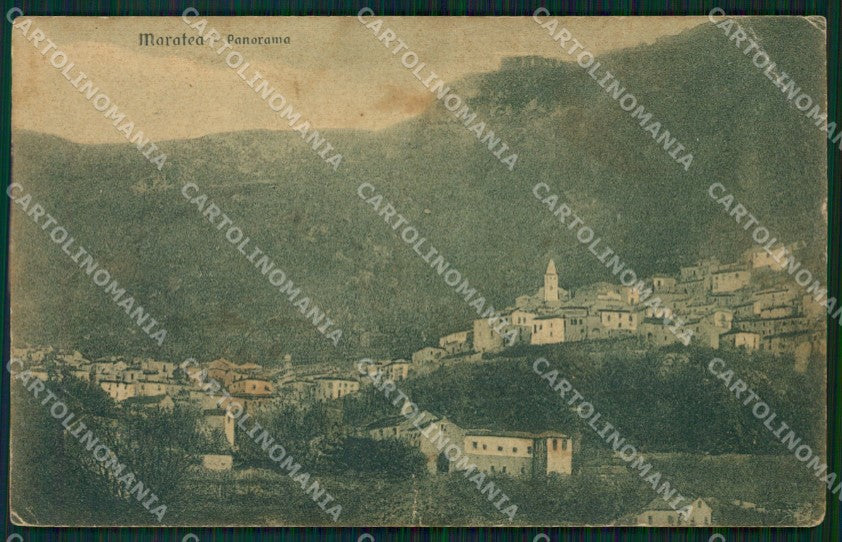 Potenza Maratea PIEGHE cartolina VK0978 – fronte