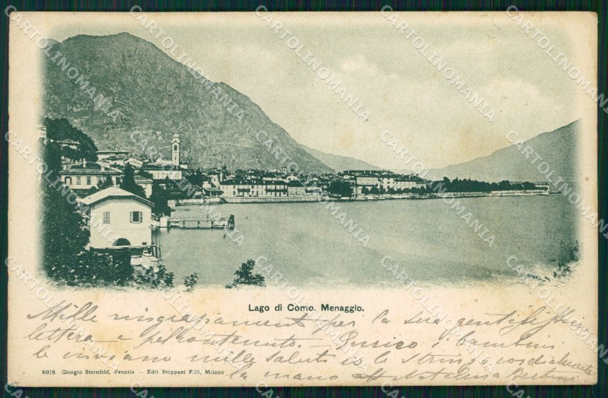 Como Menaggio Lago di Como cartolina VK0982 – fronte