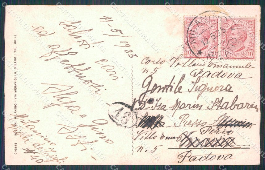 Milano Cusano Milanino cartolina VK0988 – retro