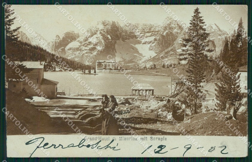 Belluno Auronzo di Cadore Misurina Lago di Foto cartolina VK0989 – fronte