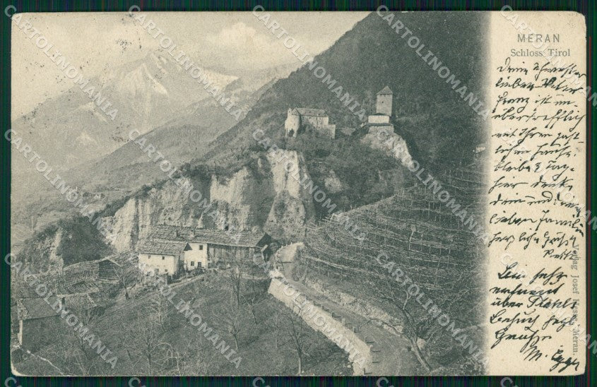 Bolzano Merano PIEGHINA cartolina VK0993 – fronte