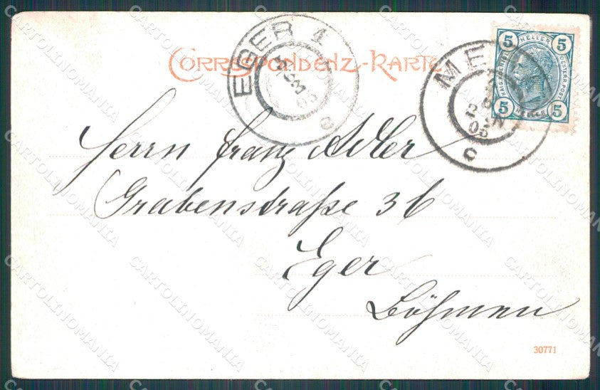 Bolzano Merano PIEGHINA cartolina VK0993 – retro
