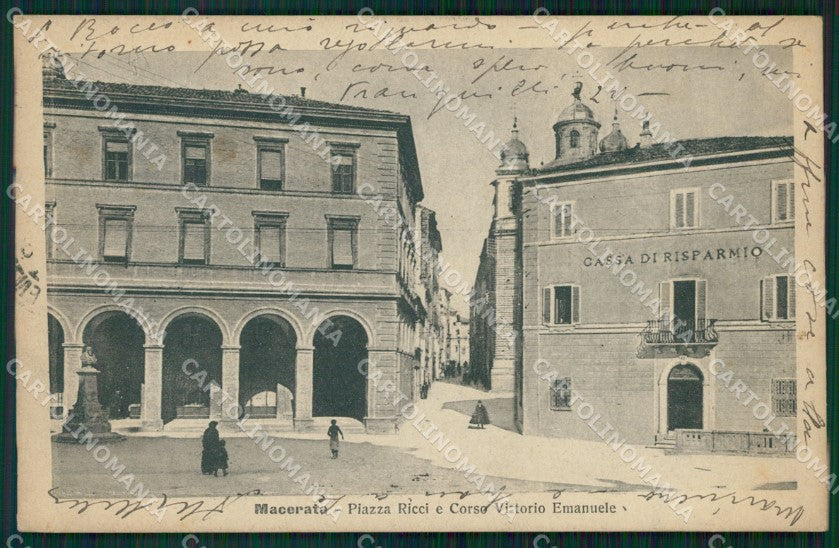 Macerata Città Cassa di Risparmio cartolina VK0994 – fronte