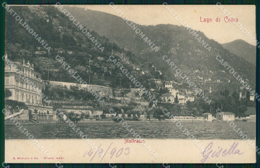 Como Moltrasio Lago di Como cartolina VK1009 – fronte