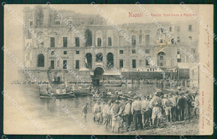 Napoli Città Pescatori cartolina VK1014 – fronte