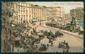 Napoli Città Strada Santa Lucia Mercato PIEGHINA cartolina VK1021 – fronte