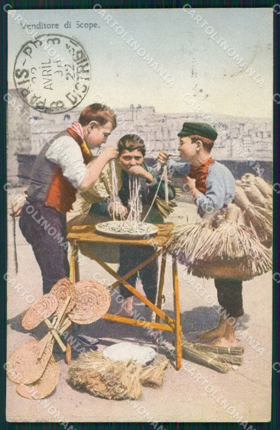 Napoli Città Costumi cartolina VK1023 – fronte