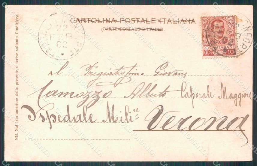 Napoli Città Costumi cartolina VK1027 – retro