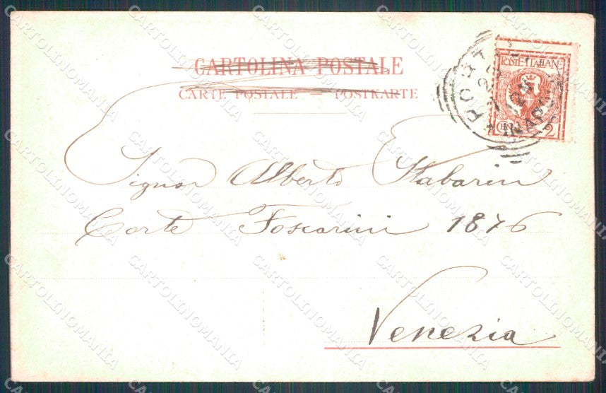 Napoli Città Costumi cartolina VK1031 – retro