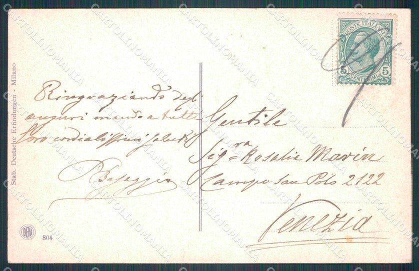 Napoli Città Costumi cartolina VK1032 – retro