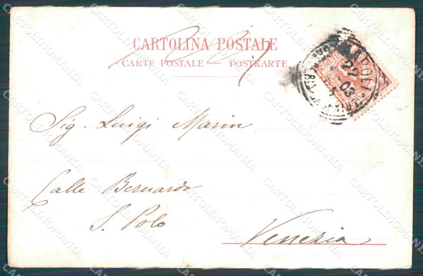 Napoli Città Costumi PIEGHINA cartolina VK1033 – retro