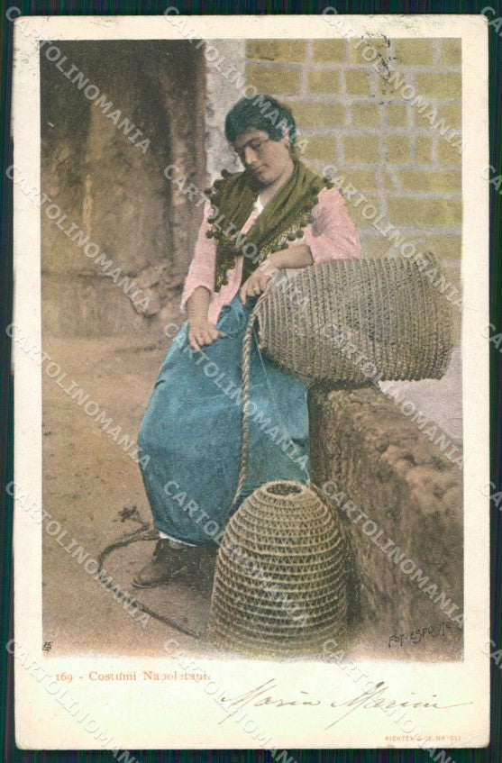 Napoli Città Costumi cartolina VK1034 – fronte