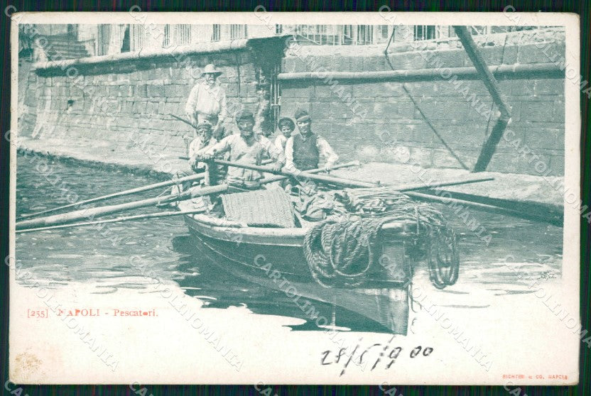 Napoli Città Pescatori cartolina VK1036 – fronte