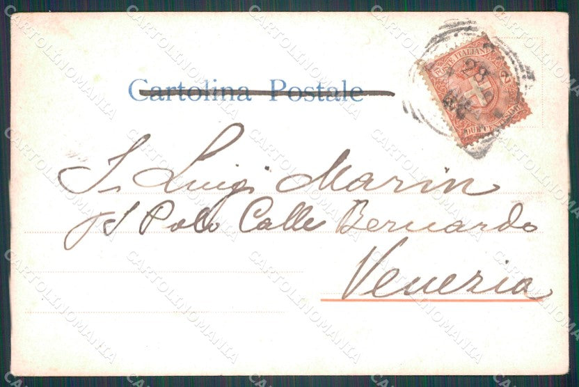 Napoli Città Pescatori cartolina VK1036 – retro