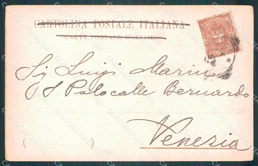 Napoli Città Carretto Asino cartolina VK1038 – retro