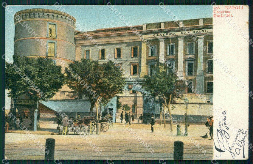 Napoli Città Caserma Garibaldi cartolina VK1050 – fronte