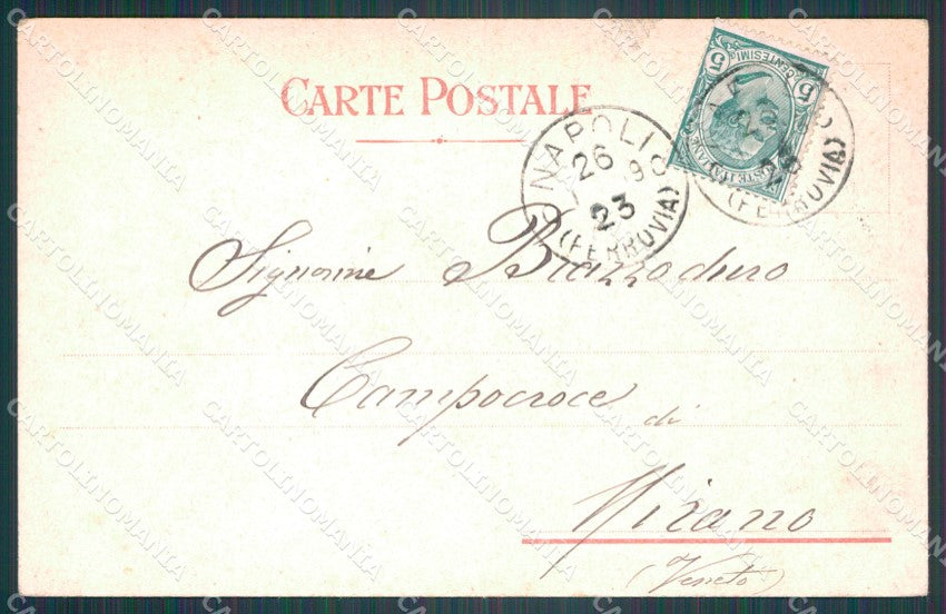 Napoli Città Caserma Garibaldi cartolina VK1050 – retro