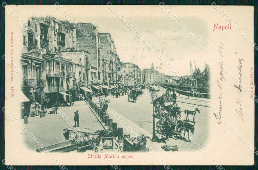 Napoli Città STRAPPINO cartolina VK1058 – fronte
