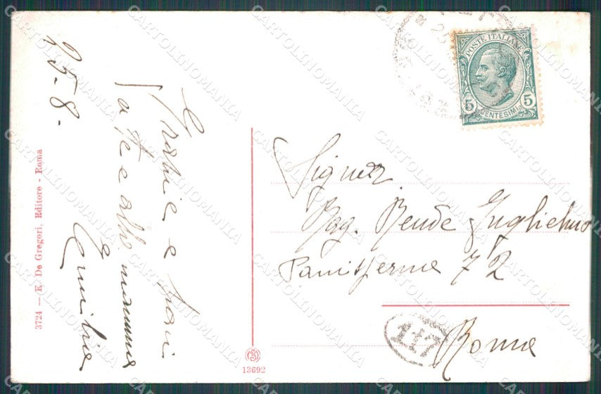 Roma Nettuno cartolina VK1067 – retro