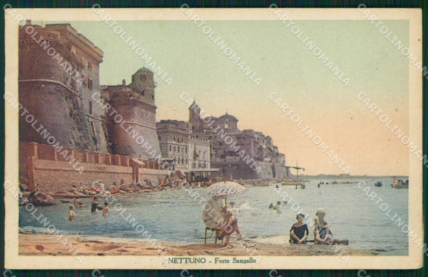 Roma Nettuno Forte Sangallo cartolina VK1070 – fronte