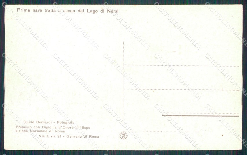 Roma Nemi Lago di cartolina VK1080 – retro