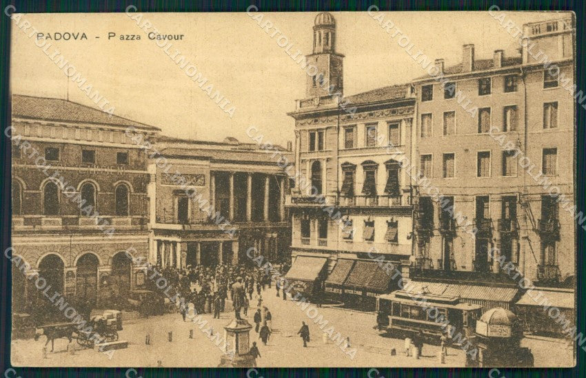 Padova Città Tram PIEGHINE cartolina VK1114 – fronte