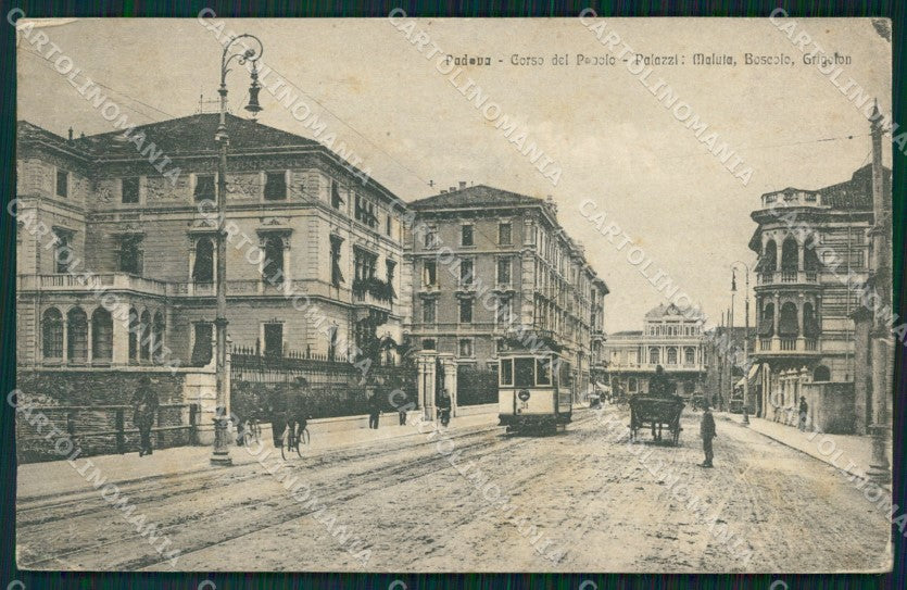 Padova Città Tram PIEGHINA cartolina VK1124 – fronte