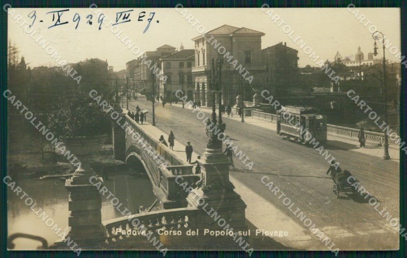 Padova Città Ponte sul Piovego Tram Foto cartolina VK1131 – fronte