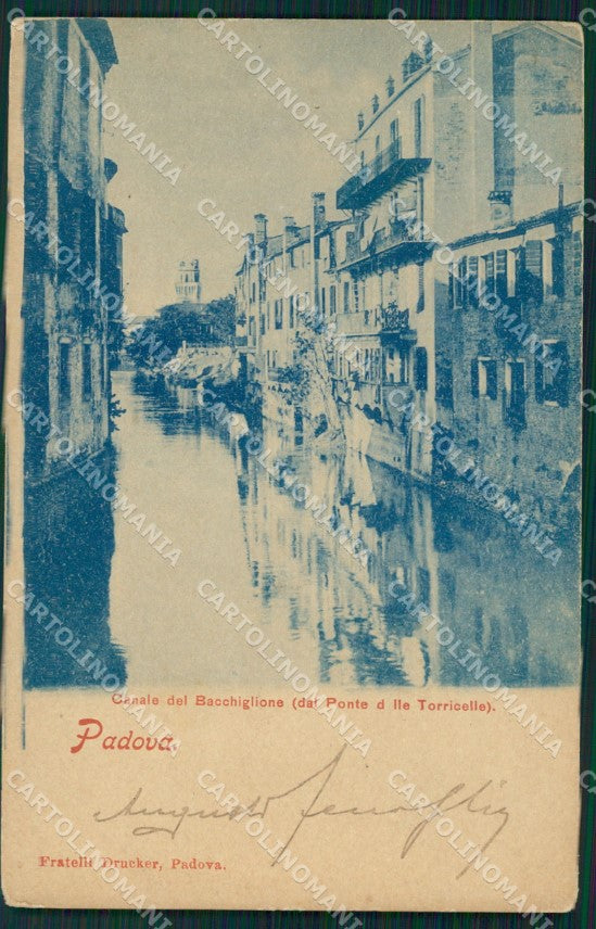 Padova Città Canale del Bacchiglione cartolina VK1138 – fronte