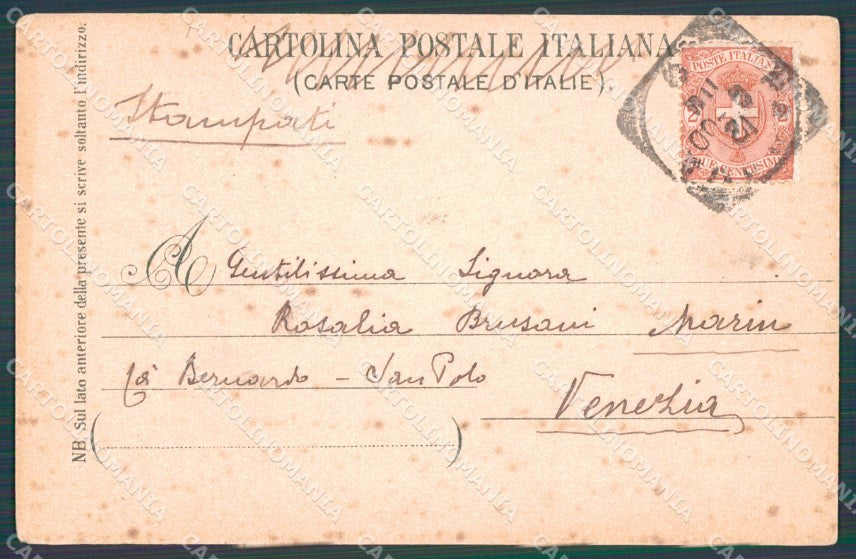 Padova Città Canale del Bacchiglione cartolina VK1138 – retro