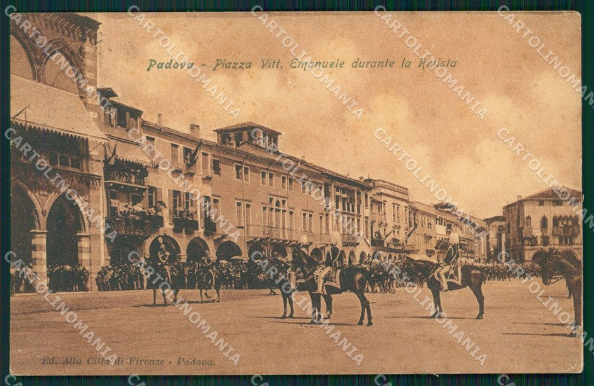Padova Città Militari cartolina VK1143 – fronte