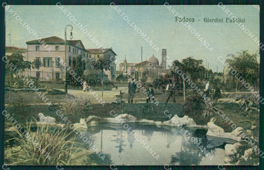 Padova Città Giardini Pubblici cartolina VK1144 – fronte