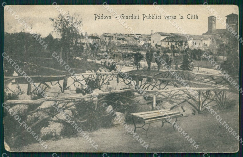 Padova Città Giardini Pubblici cartolina VK1145 – fronte