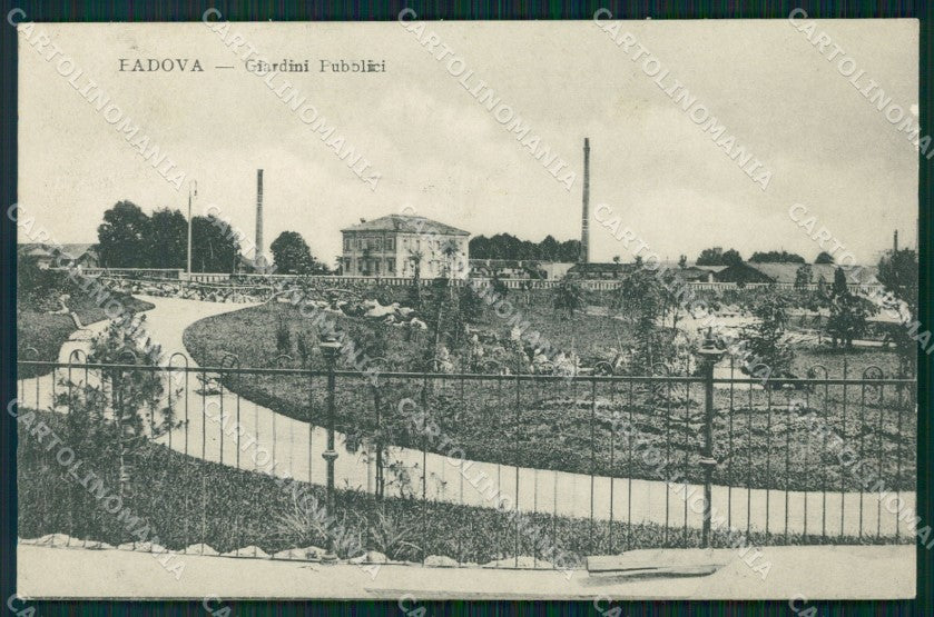 Padova Città Giardini Pubblici cartolina VK1147 – fronte